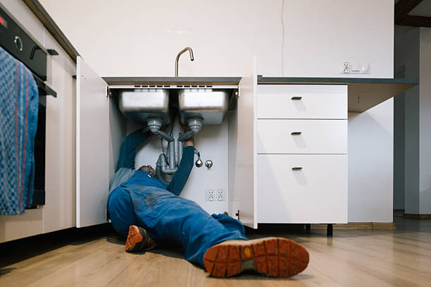 Professional Sewer Line Repair technician working in Kildare, TX